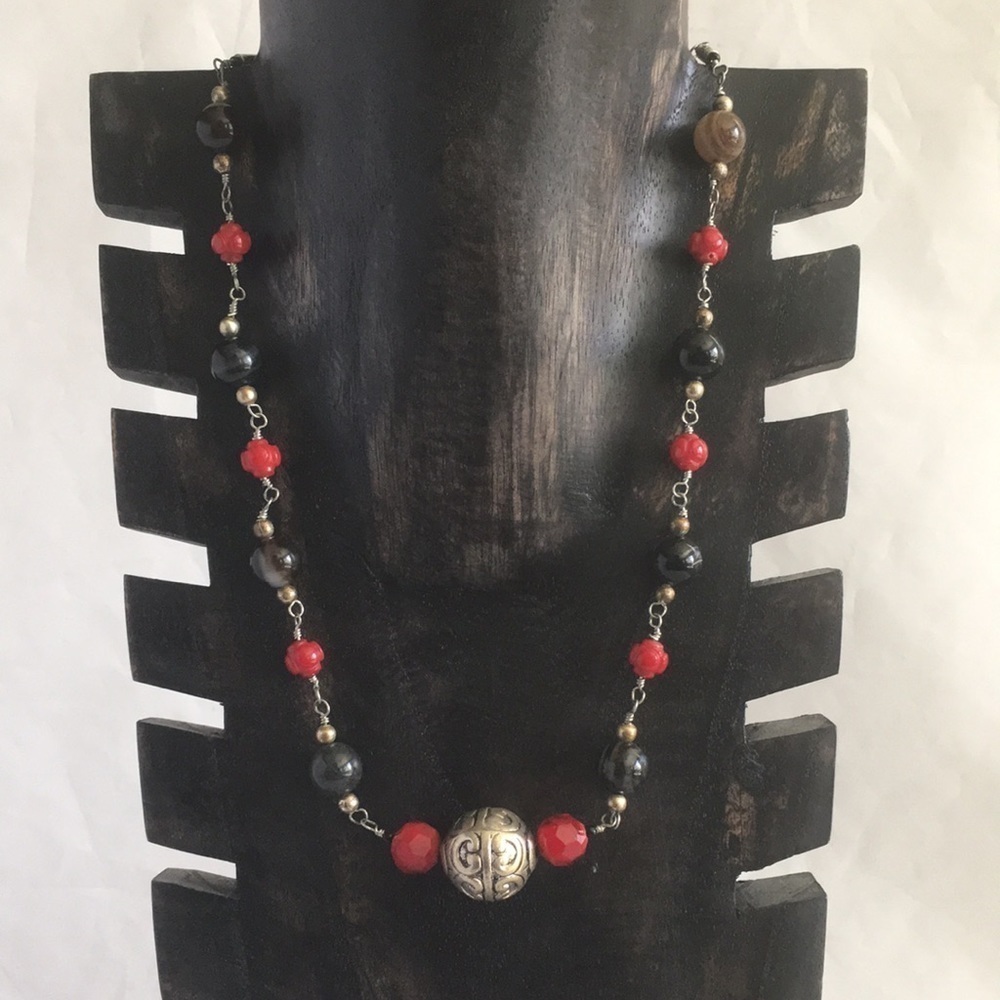 Boho STYLE NECKLACE‎ AND EARRINGS SET